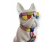STATUA BULLDOG FRANCESE IN RESINA 120 CM SMARTIES