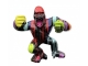 STATUA GORILLA IN RESINA 110 CM - NERO MULTICOLOR