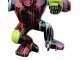 STATUA GORILLA IN RESINA 110 CM - NERO MULTICOLOR