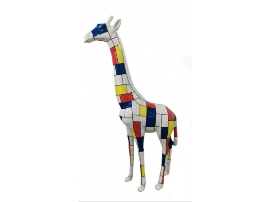 GIRAFFA IN RESINA 210 CM MONDRIAN