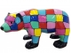 STATUA ORSO IN RESINA 60 CM x 100 CM - SMARTIES MULTICOLORI