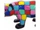 STATUA ORSO IN RESINA 60 CM x 100 CM - SMARTIES MULTICOLORI
