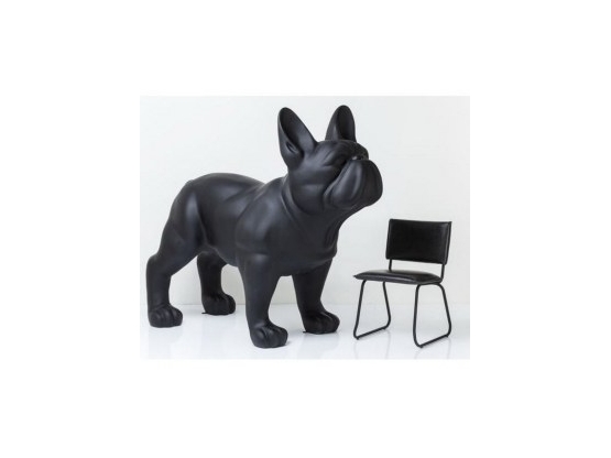STATUA CANE BULLDOG FRANCESE XXL 160 CM
