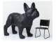 STATUA CANE BULLDOG FRANCESE XXL 160 CM