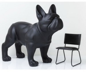 STATUA CANE BULLDOG FRANCESE XXL 160 CM
