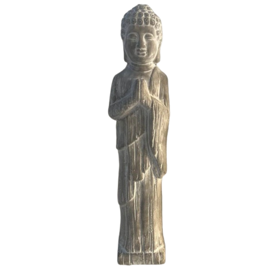 BUDDHA IN PIEDI IN CEMENTO 48 CM