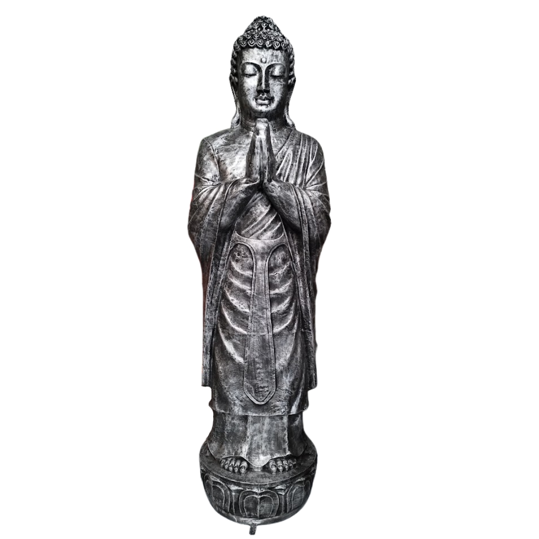 STATUA DEL BUDDHA IN PIEDI IN RESINA H 260 CM