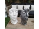 STATUA VOLTO IN RESINA H 50 CM