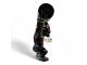 STATUA GORILLA ORIGAMI IN RESINA SPLASH NERA CON BIDONE 95 CM