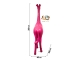 STATUA GIRAFFA ROSA IN RESINA 210 CM
