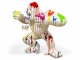STATUA GORILLA IN RESINA 110 CM - BIANCO MULTICOLORE