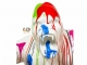 STATUA GORILLA IN RESINA 110 CM - BIANCO MULTICOLORE