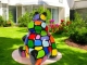 STATUA DI IPPOTAMO IN RESINA ALTA 100 CM SMARTIES