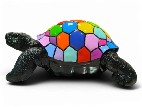 TARTARUGA IN RESINA SMARTIES 70 CM