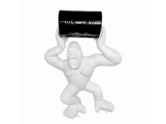 GORILLA XXL IN RESINA CON BARILE 240 CM