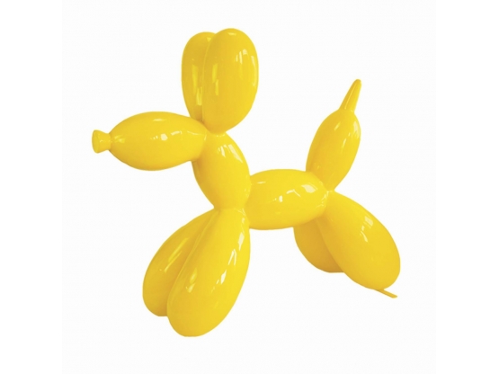 Scultura Cane Pallone XXL in Resina - 180 CM
